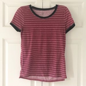 Red Striped Top